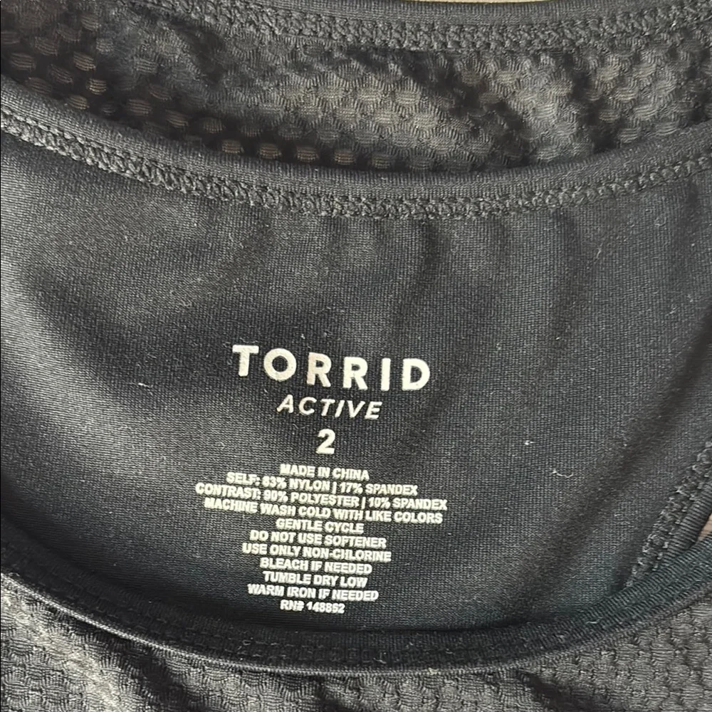 Torrid Black Skull Print Racerback Sports Bra